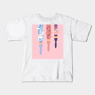 Wave flore sky Kids T-Shirt